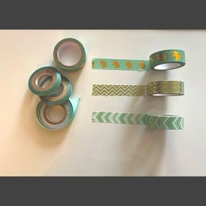 Unicorn Mint Washi Tape Set